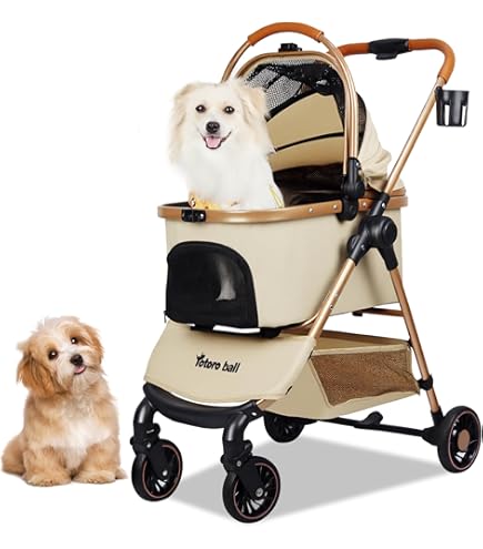 Panana わんわん ペットカート/多頭犬/バギー/3輪/ブラック Amazon | Panana わんわんカート ペット用バギー 多頭用 3輪ベビーカー